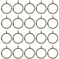 thumbnail image 1 of Hemoton  20 Pcs Bathroom Curtain Circles Iron Rings Pleat Tape Advanced Outdoor Green, 1 of 8