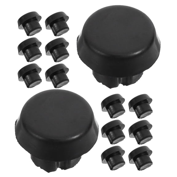 Hemoton  20 Pcs Bumper Pool Cue Stick Billiard Back Plug Accessories