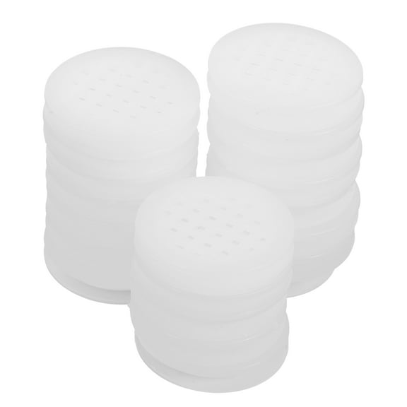 Hemoton 20 Pcs Cabinet Vent Small Air Plug Round Louver Vents Window Blinds White