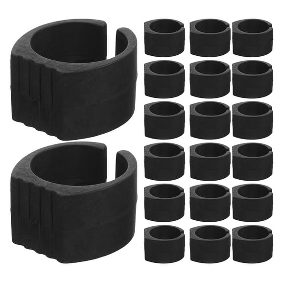 Hemoton 20 Pcs Shopping Cart Accessories Shopping Office 3.50X3.00X2.00CM Black