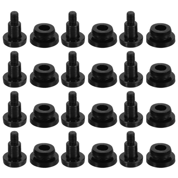Hytrove Small Screws For Electronics Mounting Screws Black 20 Sets Stable Installation