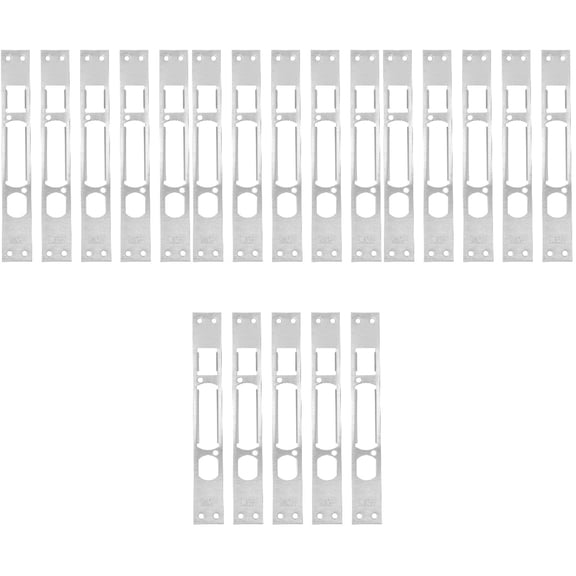 Hemoton 20 pcs Door Reinforcement Plate Practical Door Strike Plate Door Guide Hardwares Fitting