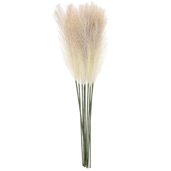 Hemoton 20 Pcs Artificial Dried Plumes Bouquet Wedding Decor Floral Arrangement Simulation Flowers