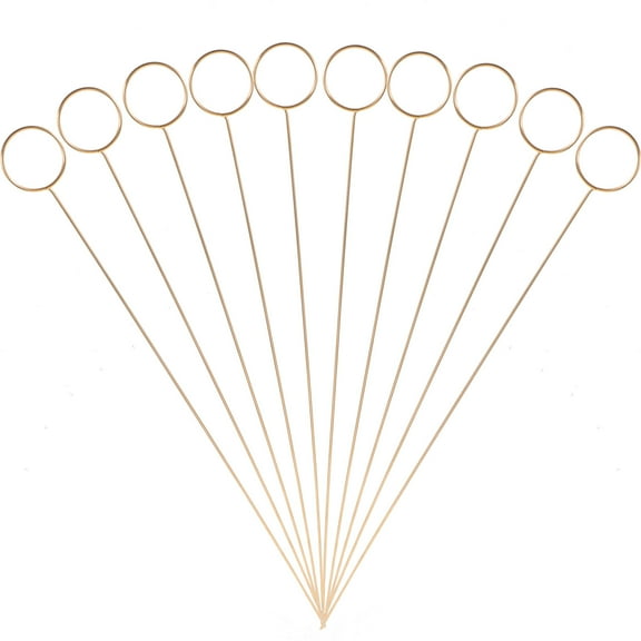 Hemoton 20 pcs Flower Card Holder Stick Flower Gift Card Holder Photo Clip Card Holder