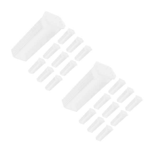 Hemoton 20 pcs  Laboratory Jar for Microscope Slide Storage Plastic Staining Dish and Pathology Slide Holder for Science Experiments and Organization for Laboratories Transparent