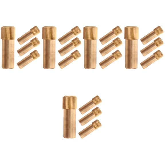 Hemoton 20 pcs Shelf Pins Shelf Support Pegs Brass Pegs Bookshelf Pegs Wood Shelves Support Pegs