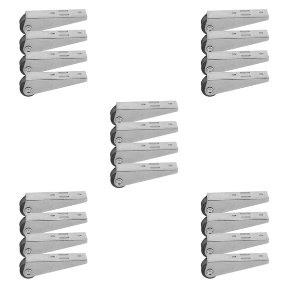 Hemoton 20 pcs  Sliding Cabinet Door Roller Garage Door Parts And Hardware Pocket Door Roller Hanging Sliding Track Wheel Closet Door Guide Sliding Barn Door Wheels Sliding Door Pulley Roller
