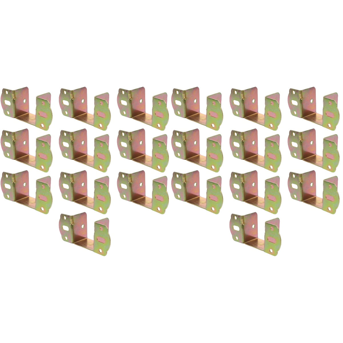 Hemoton 20-Pack Heavy Duty Wood Rail Brackets for Deck Railing, Fence ...