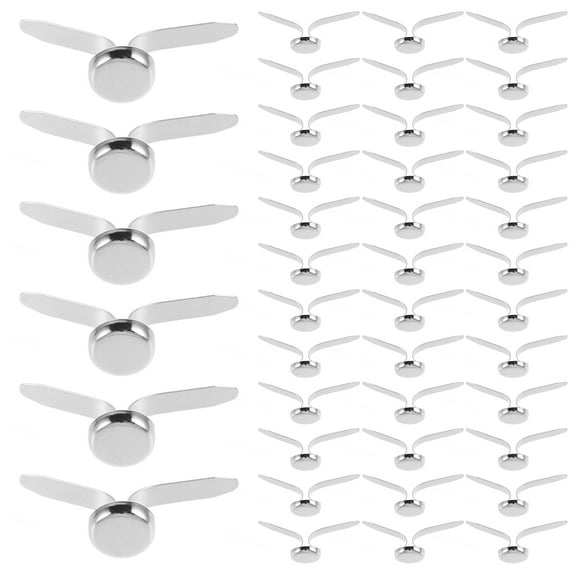 Hemoton 200 Pcs Mini Decorative Nails Brad Fastener Brads Clips for Crafting