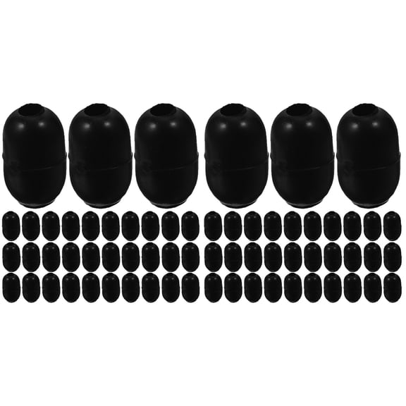 Hemoton 200 pcs  Kitchen Sink Rack Foot Sink Protector Bumper Part For Sink Grid