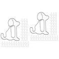 thumbnail image 1 of Hemoton 200 pcs  Office Clips Paper File Small Clips Novelty Cute Dog Shaped Clips Reusable Paperclips, 1 of 8