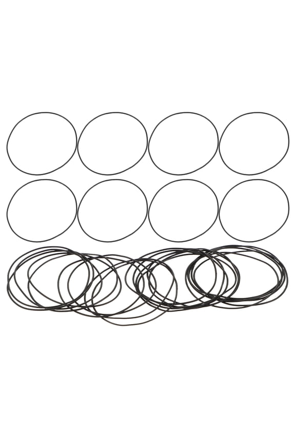 200pcs Watch Back Gaskets Waterproof O Type Rings for Watch Case Repair Replacement Accessories