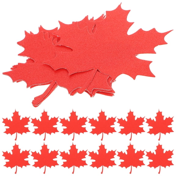 Hemoton 20Pcs Fall Maple Leaf Paper Cutouts Ornaments Thanksgiving Paper Maple Leaves Fall Maple Leaf Crafts