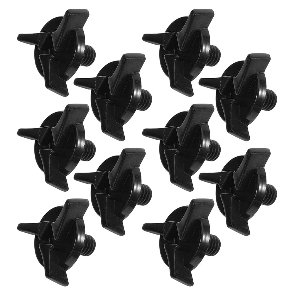 Hemoton 20Pcs Helmet Visor Screws Universal Motorcycle Helmet Screws Helmet Parts Helmet Visor Screws Motorcycle Helmet Lock Screws Black