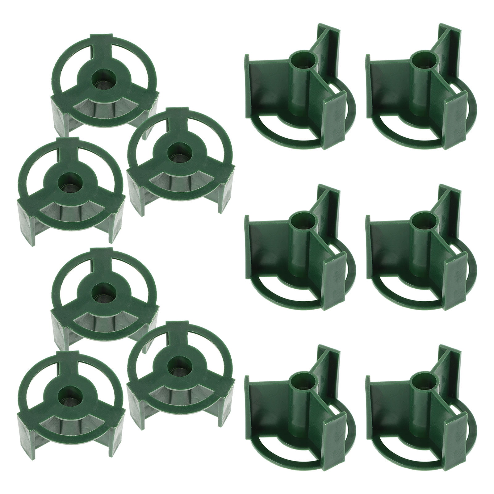 Hemoton 20pcs Dark Green Cemetery Vase Inserts Flower Holders for ...