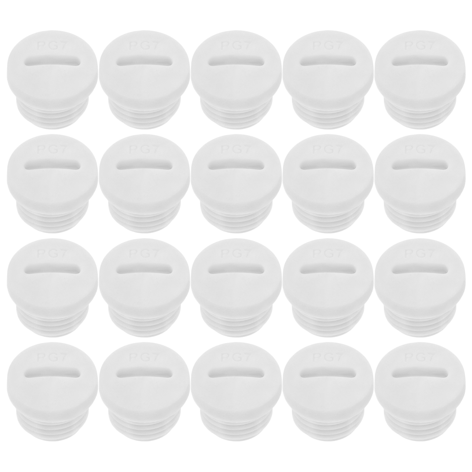Hemoton 20pcs Plastic Hole Plugs Furniture Hole Covers Kitchen Cabinet ...