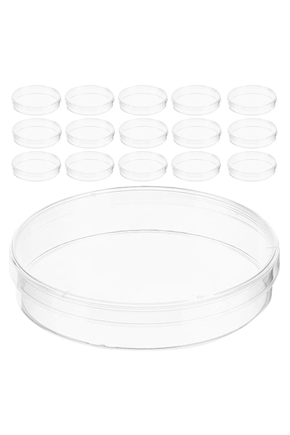 20Pcs Plastic Petri Dish Plates with Tight-Fitting Lids for Tissue Engineering Applications