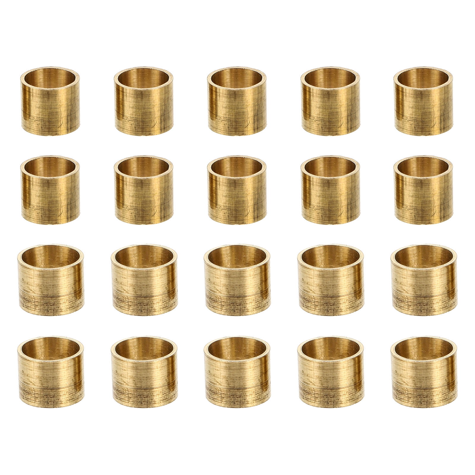 Cueferrule Rods Hemoton 20pcs Pool Cue Ferrules Hard Copper Tips for Pool Cues Snooker ...