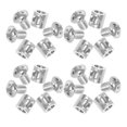 thumbnail image 1 of Hemoton 20pcs Self Locking Wire Rope Fastener For Enhanced Security For Bikes And Luggage And Adjustable Steel Cable Lock, 1 of 8