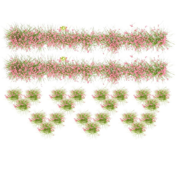 Hytrove Mini Scenery Trees Plastic Versatile Combinations Train Model Scenery Model Making 23-Pcs