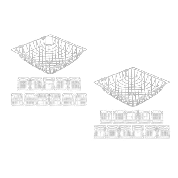UPGRATOR Raindrops 24 pcs Pigeon Cage Egg Nest for Breeding Hatching Birds Plastic Nesting Bowls Bird Nest Pigeon Accessories