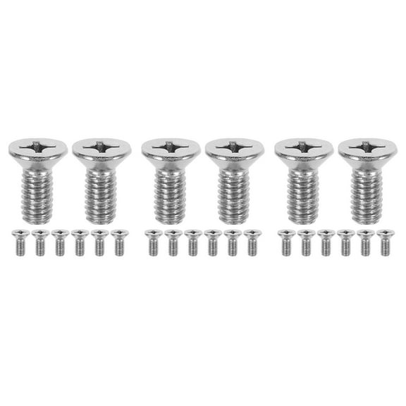 Hemoton 24 pcs  Vehicle Brake Disc Rotor Screws Kit for Front Rotors Brake Pads 93600-06014-0H Stainless Steel Retaining Screws Kit Compatible with Honda