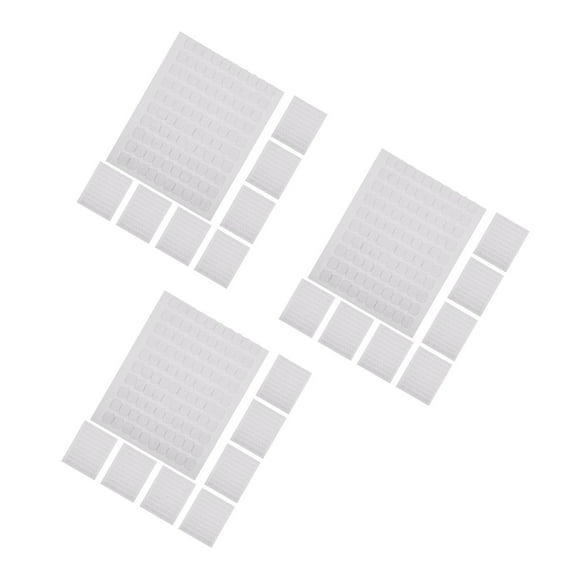 Hemoton 2400 pcs  Clear Sticky Dots Double Sided Removable Adhesive Dots For Wall Hanging Poster Pictures Balloons Crafts Party Decorations