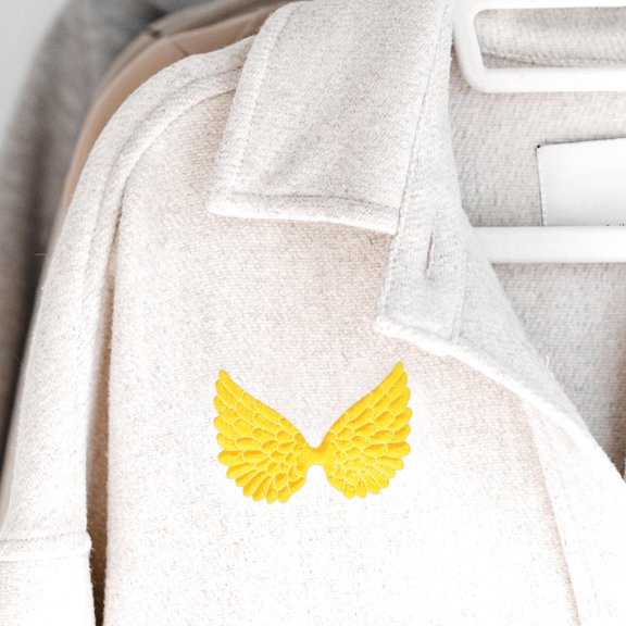 Hemoton 24pcs Mini Wing Ornaments for DIY Costumes Backpack Decorative Props Craft Decor Accessories for Sewing and Repair