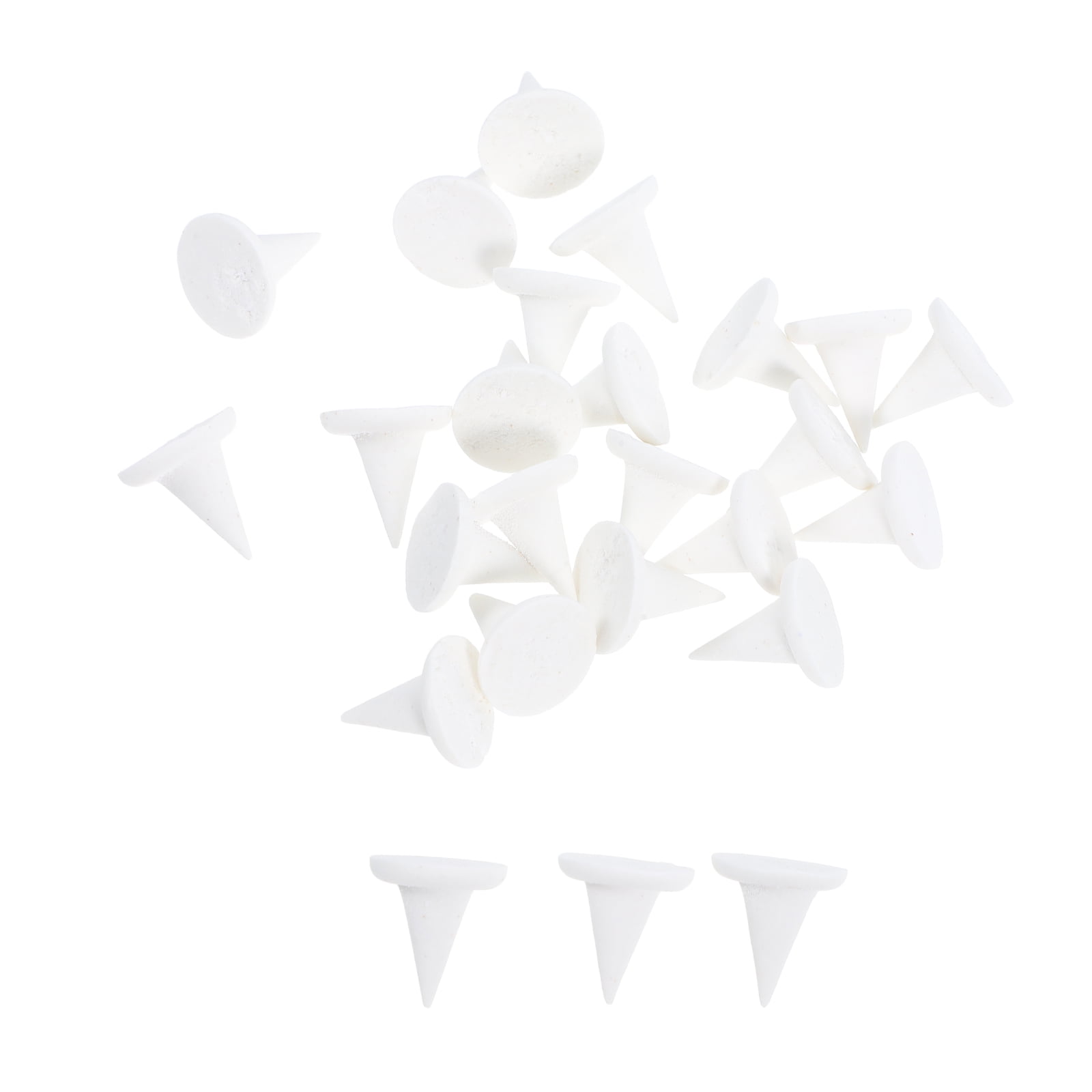 ZENFUN 50 Pcs Pottery Kiln Nails – High Temperature Resistant Alumina Support Stilts For Firing Ceramics