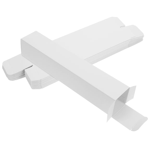 Hytrove Fan Storage Box White 25Pcs 9.1x1.6x1.6in