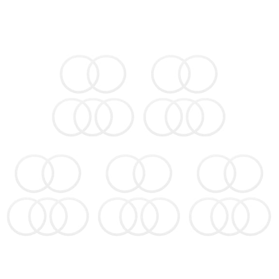 Hemoton 25 Pcs  High-Performance Silicone Bottle Sealing Rings Gasket Replacement Easy to Replace Sealing Rings Insulated Kettle Gasket