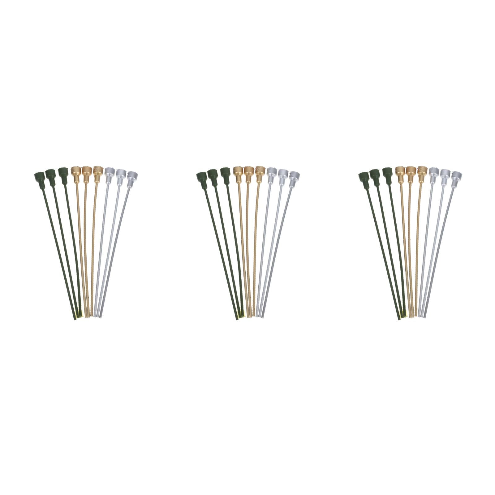 Hemoton 27 pcs  Immortal Bouquet Stems Plastic Floral Stem Flower Arrangement Wire Stems DIY Crafts Stem Wire Flower Pole Wire for Floral Arrangements Crafting Projects
