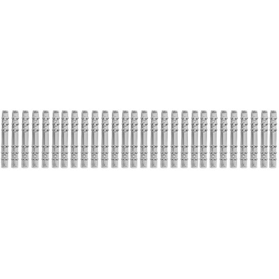 Hemoton 28 Pcs Metal Binder Mechanism Replacement Kit 6-Ring Binder Mechanisms for Planner