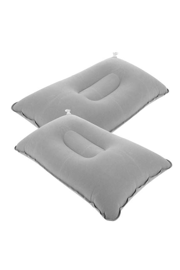 2PCS Camping Pillow Inflatable Pillow Travel Pillow for Backpacking and Airplane Lumbar Support Blow up Pillows Comfortable Pillows