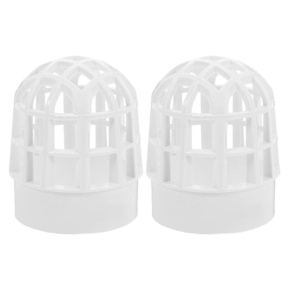 Hemoton 2PCS Downspout Guard Gutter Downspout Rodent Guard Gutter Drain Cover Gutter Leaf Screen Gutter Debris Filter Plastic Gutter Guard
