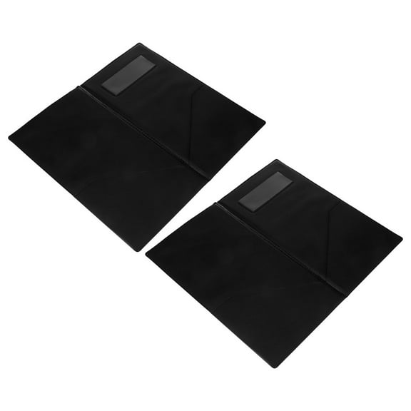 Hemoton 2PCS Restaurant Check Presenters Portable Guest Check Card Holder Check Presenters for Servers for Restaurants Cafe and Bar