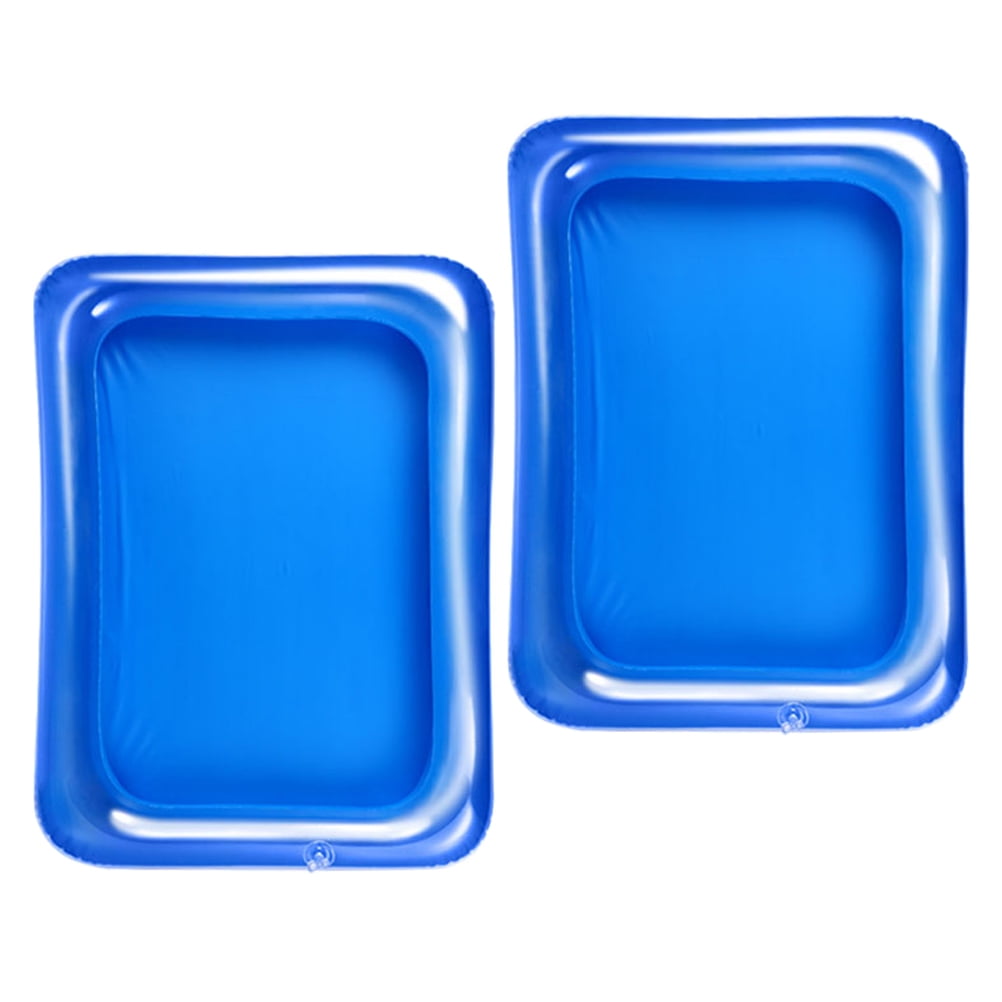 Animsco 3-Piece Inflatable Serving Ice Bar - Portable Buffet Cooler With Drain Plug