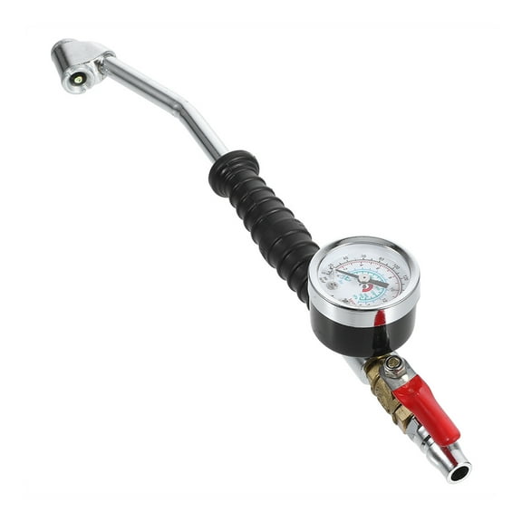 Hemoton 2PCS Tire Pressure Gauge for Car Tires with Handle Fast and Convenient Inflation Portable Air Compressor Tire Gauge for Various Vehicles