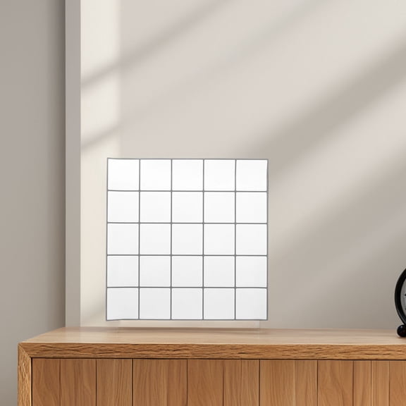YOSADIER 2Pcs Peel and Stick Tile Backsplash for Kitchen and Bathroom High Temperature Resistant Wall Stickers