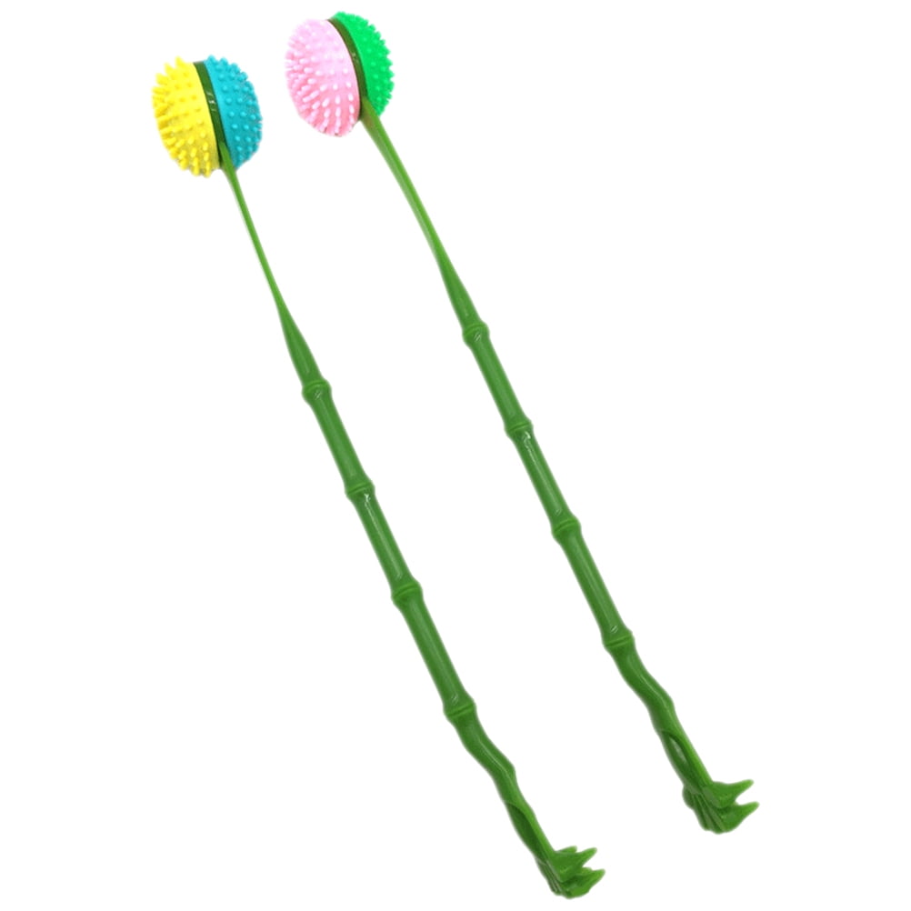 Hemoton 2Pcs Back Scratcher Plastic Back Scratcher Long Handle Back Scratcher Back Massage Tool