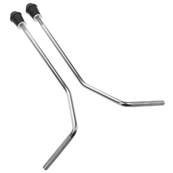 Hemoton 2-Pack Metal Drum Legs Replacement Feet for Drum Stand, Drum Kit Accessories Parts