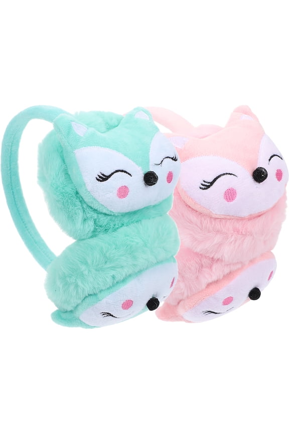 2Pcs Comfortable Ear Muffs Children Ear Warmers Warming Ear Covers Winter Ear Protective Covers