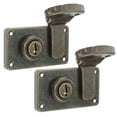 thumbnail image 1 of Hytrove Hinge and Latch Set Suitcase Lock Hasps Iron Bronze 2Pcs, 1 of 8