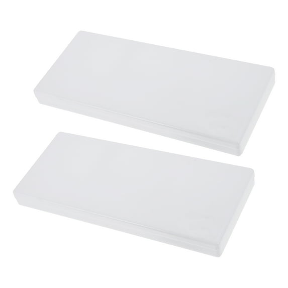 2-Pack Pigment Storage Box with Watercolor Mixing Palette Set for Painting and Art Supplies