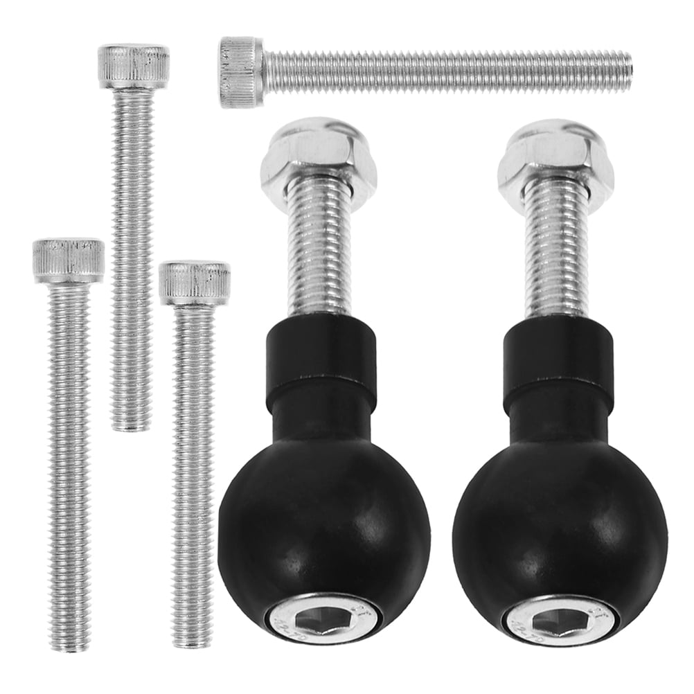 Hemoton 2Set Aluminum Alloy Motorcycle Handlebar Holder Clip with M8 Threaded Post for Phone Holder and Multi-functional Adapter for Electric Vehicles