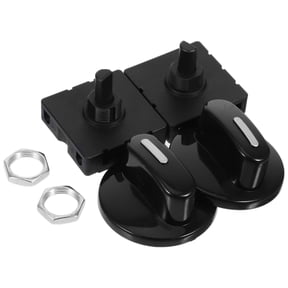 Hemoton 2-Pack 4-Position 3-Speed Rotary with Knob, Universal Heater Speed for Fan, Juicer, Microwave Control