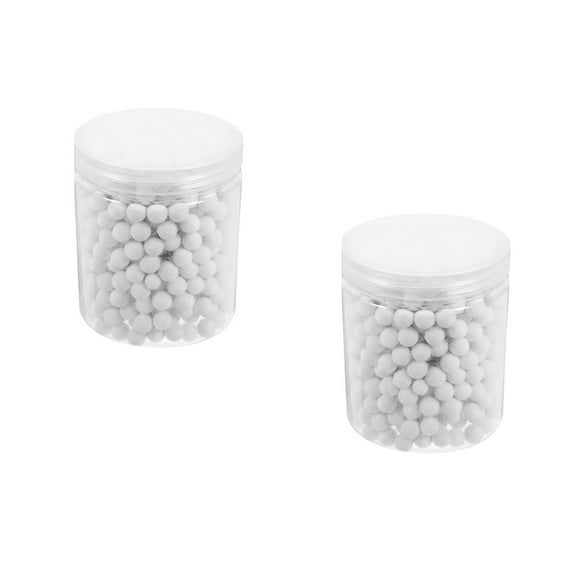 HEMOTON OUNONA 2pcs 1 Bottle Ceramic Baking Beans Reusable Pie Weights for Tarts Round Supply Home Baking