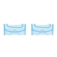 thumbnail image 1 of Hemoton 2pcs 13-Section Receipt Organizer Accordion File Folder Ticket Holder Check Bill Wallet Pockets Envelope Folder for Document Storage Home Office Documents Cash Blue, 1 of 8