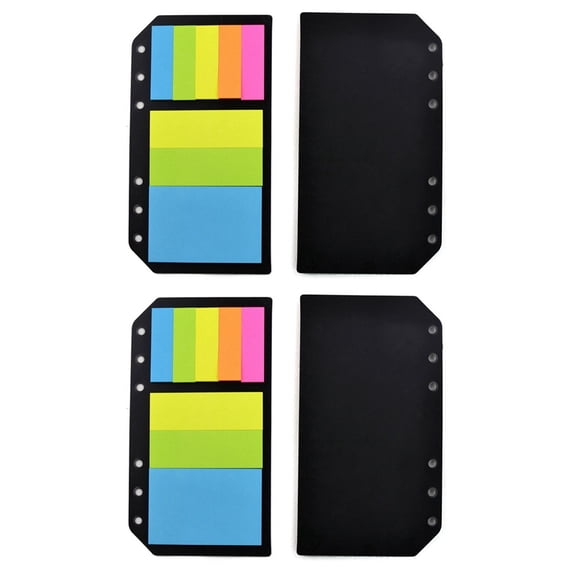 Hemoton 2pcs 2 Books Portable Sticky Tabs Multi-function Sticky Flags Household Book Tabs