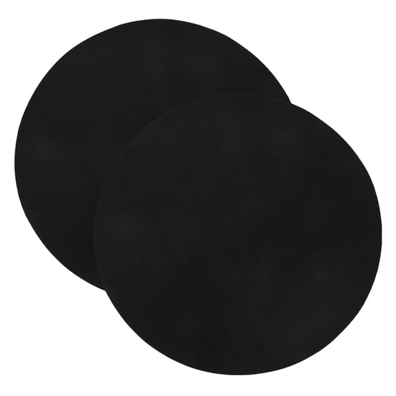 Hemoton 2pcs 40cm BBQ Grill Mat Nonstick Reusable Round Barbecue Mat Circle Cooking Oil Pad